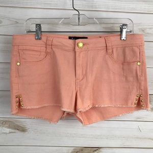 Eighty Eight Women's Juniors Peach Jean Short 11